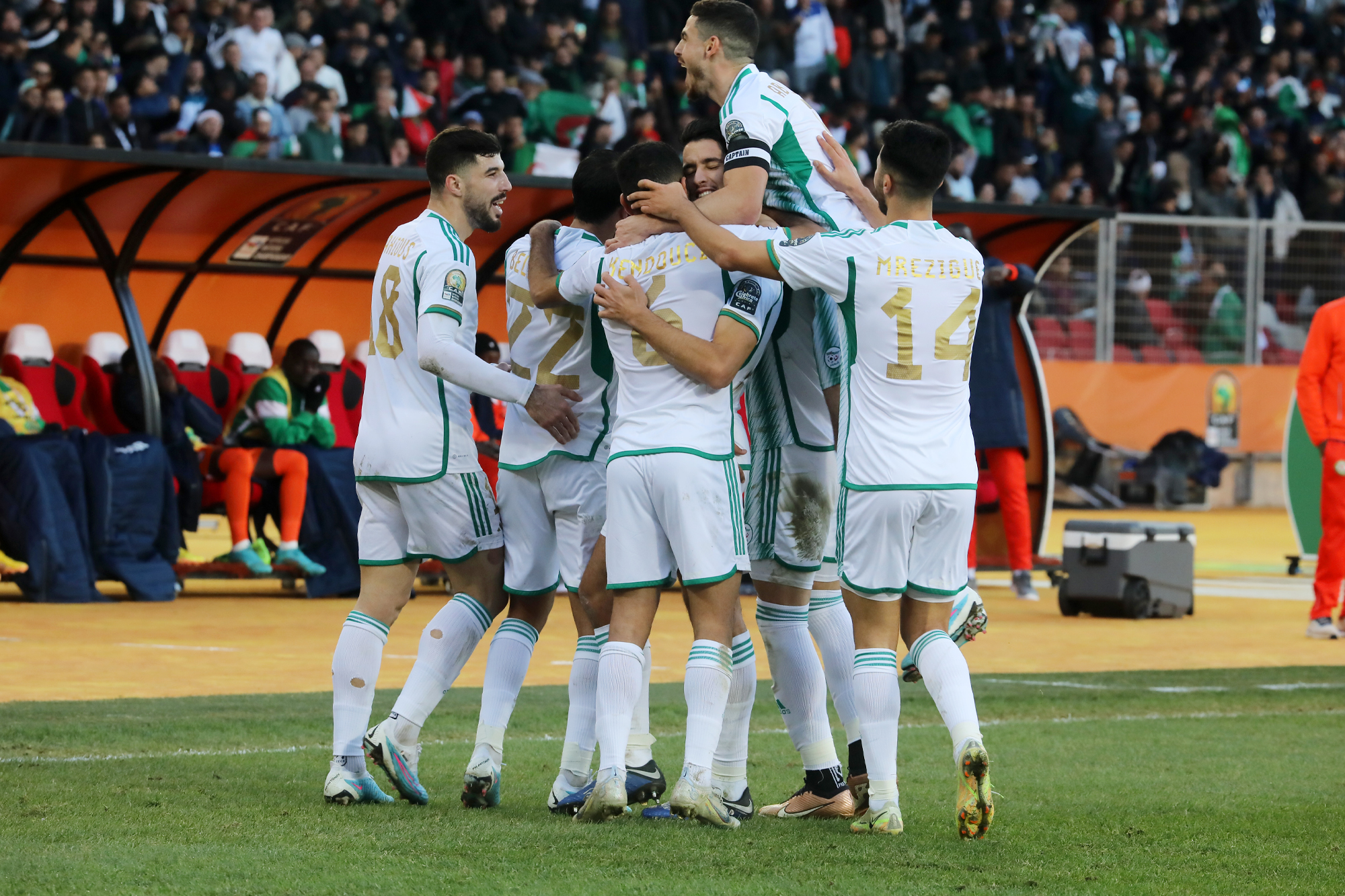 المنتخب الجزائري للاعبين المحليين منذ عامين. (وكالات)