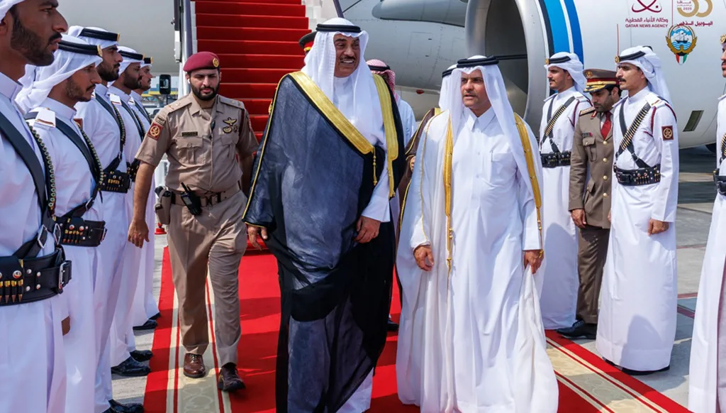 ولي عهد دولة الكويت في الدوحة