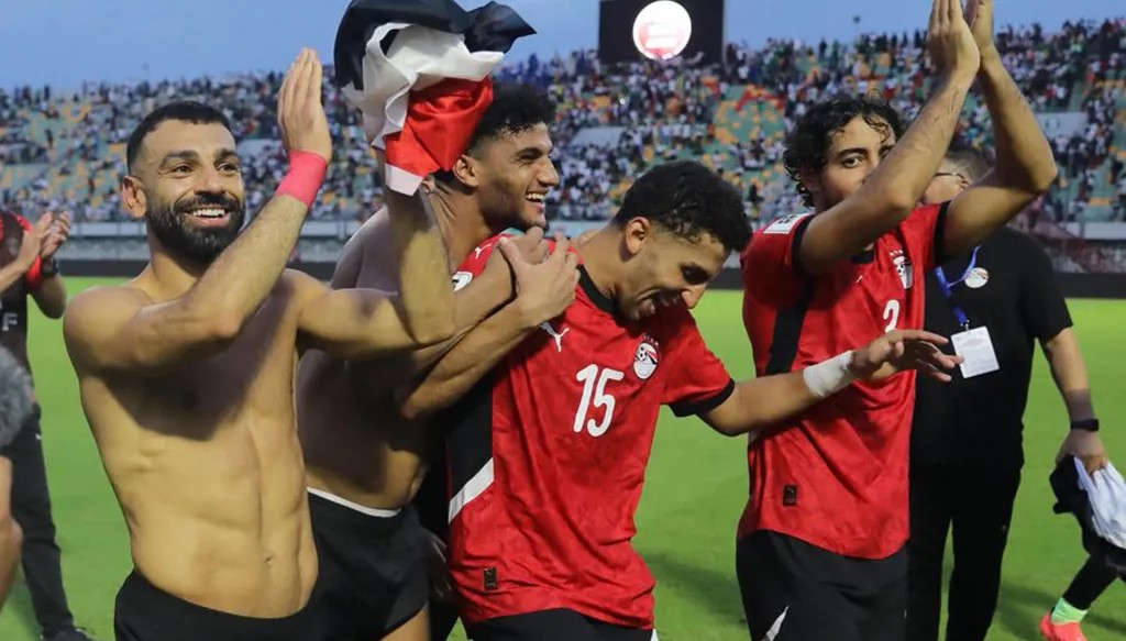 لاعبو مصر. (إكس)