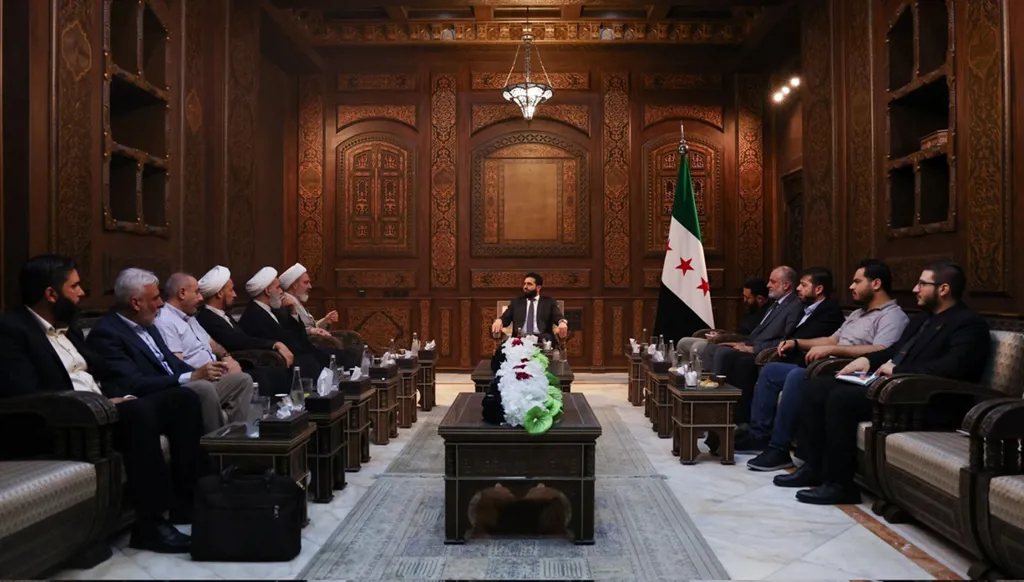وزير الداخلية السوري يلتقي وفداً من وجهاء المكون الشيعي لبحث تعزيز التلاحم الوطني