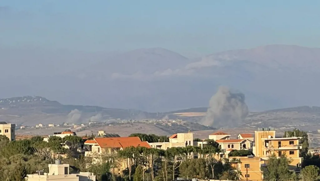 بالفيديو... بدء الغارات الإسرائيليّة على جنوب لبنان