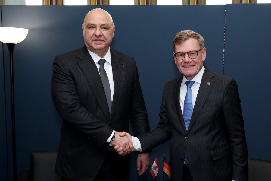 عون ووزير الخارجية الألماني (الرئاسة اللبنانية)