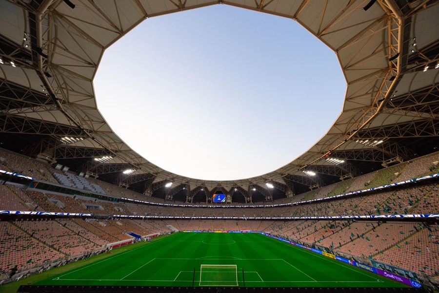 ملعب مباراة السعودية والعراق. (الاتحاد السعودي لكرة القدم)
