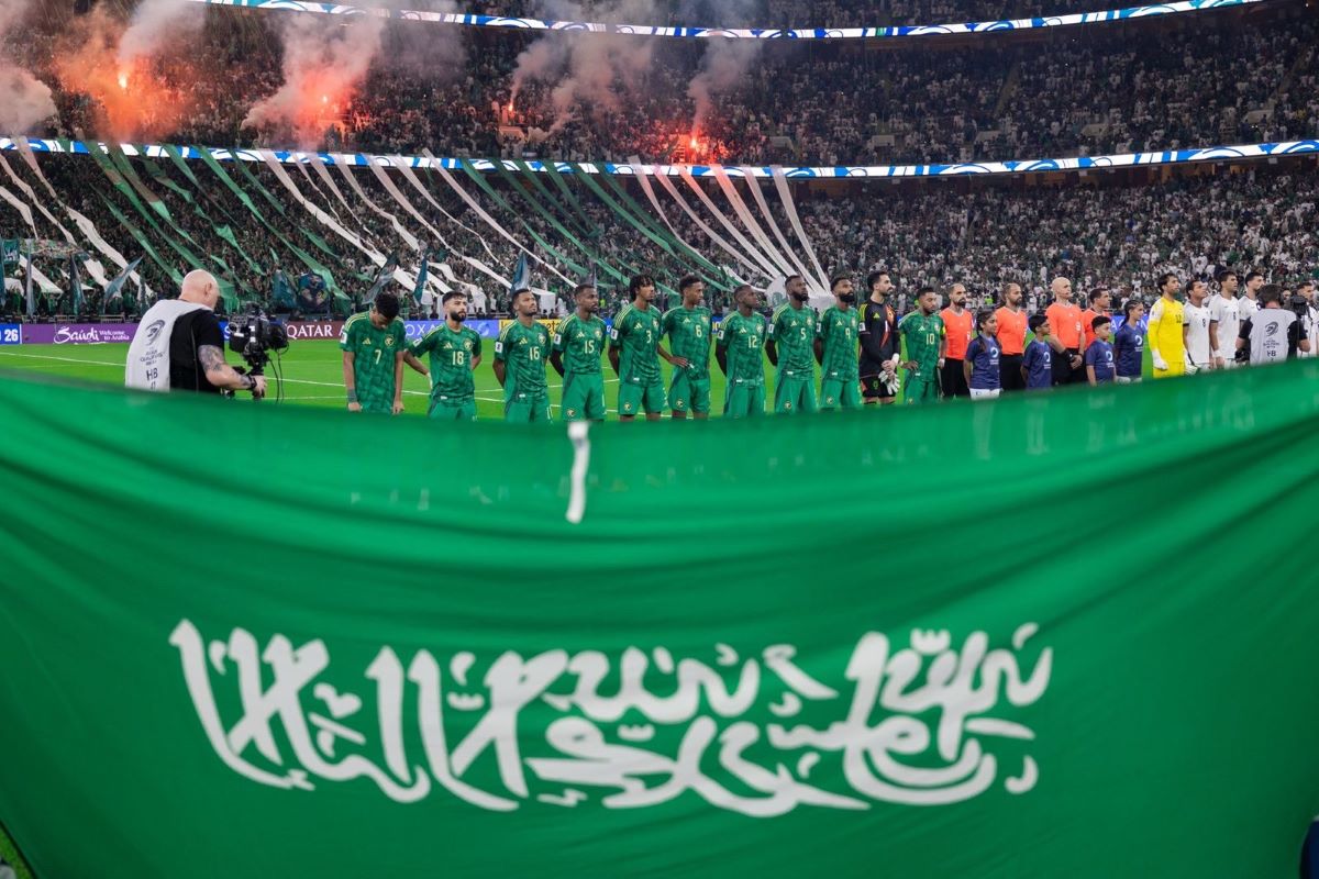 منتخب السعودية يتأهل إلى كأس العالم 2026. (حساب منتخب السعودية على إكس)