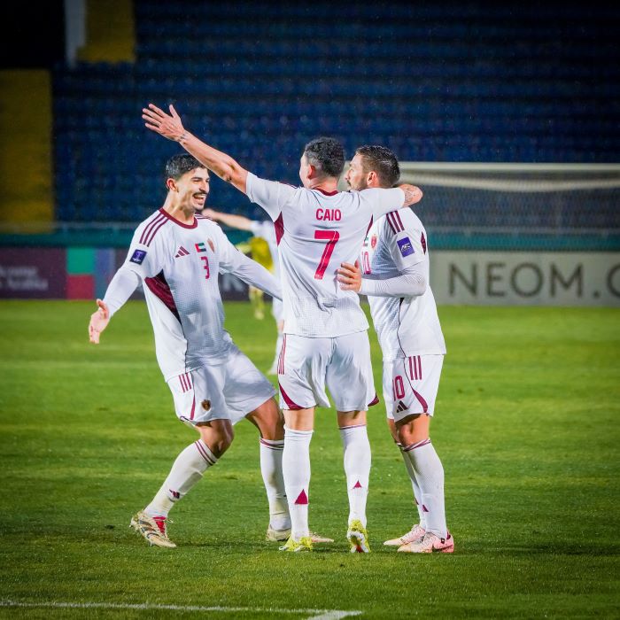 لاعبو الوحدة الإماراتي. (حساب الوحدة على إكس)