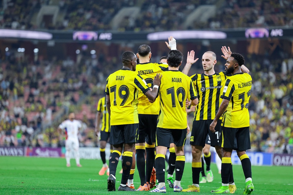 لاعبو الاتحاد. (حساب الاتحاد على إكس)