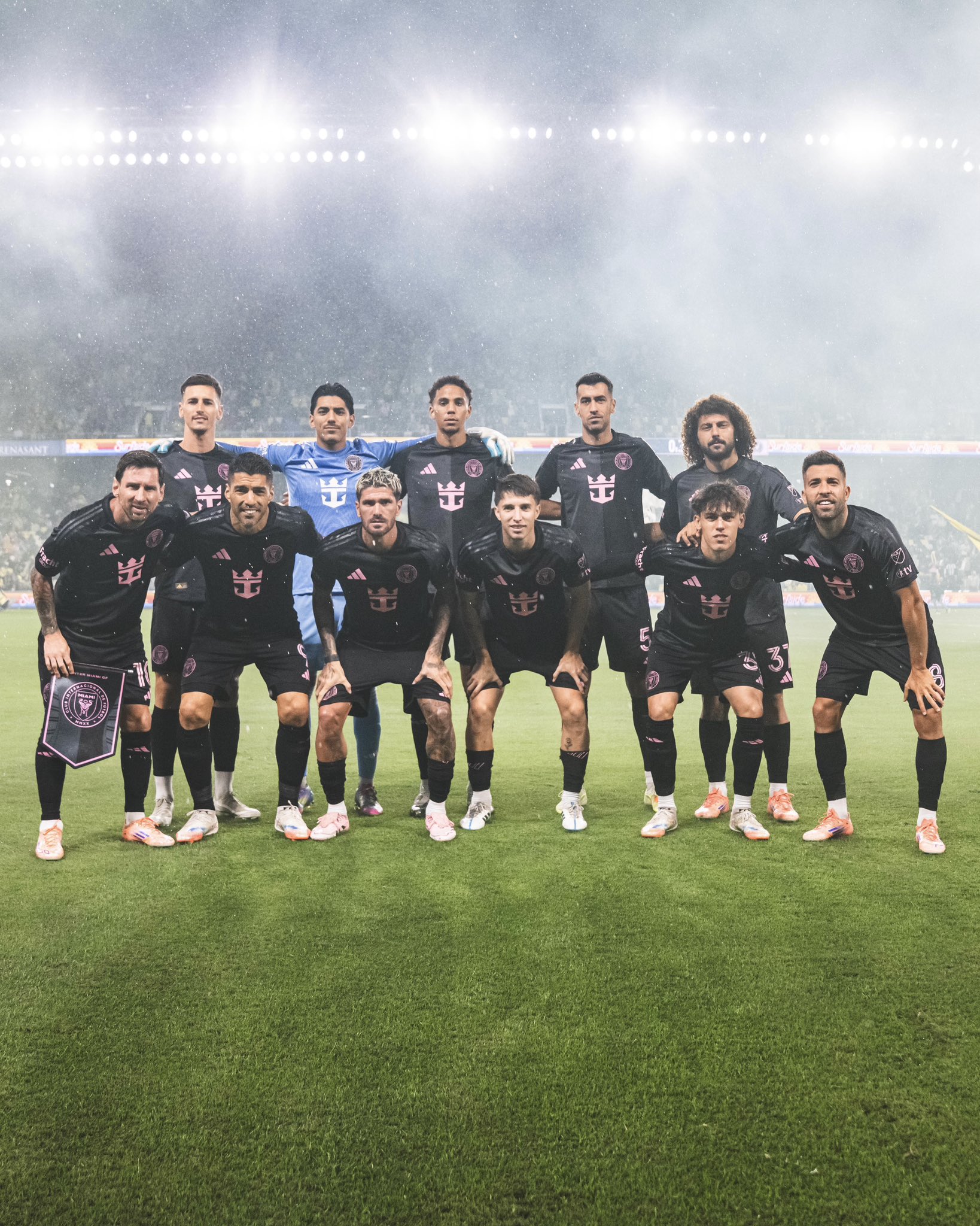 ليونيل ميسي ورفاقه. (حساب إنتر ميامي على إكس)