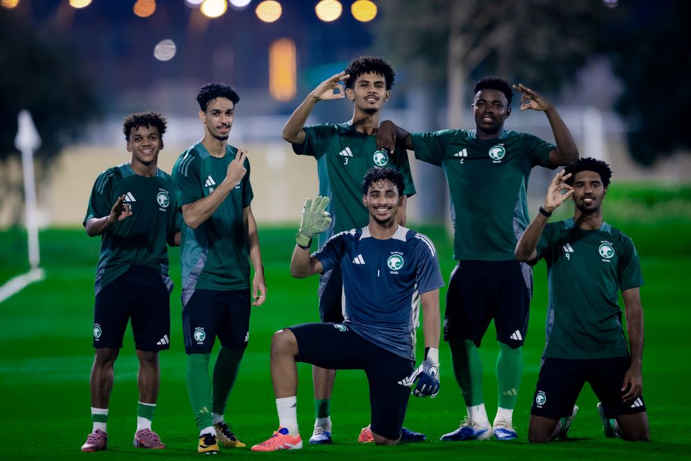 لاعبو السعودية. (حساب منتخب السعودية على إكس)