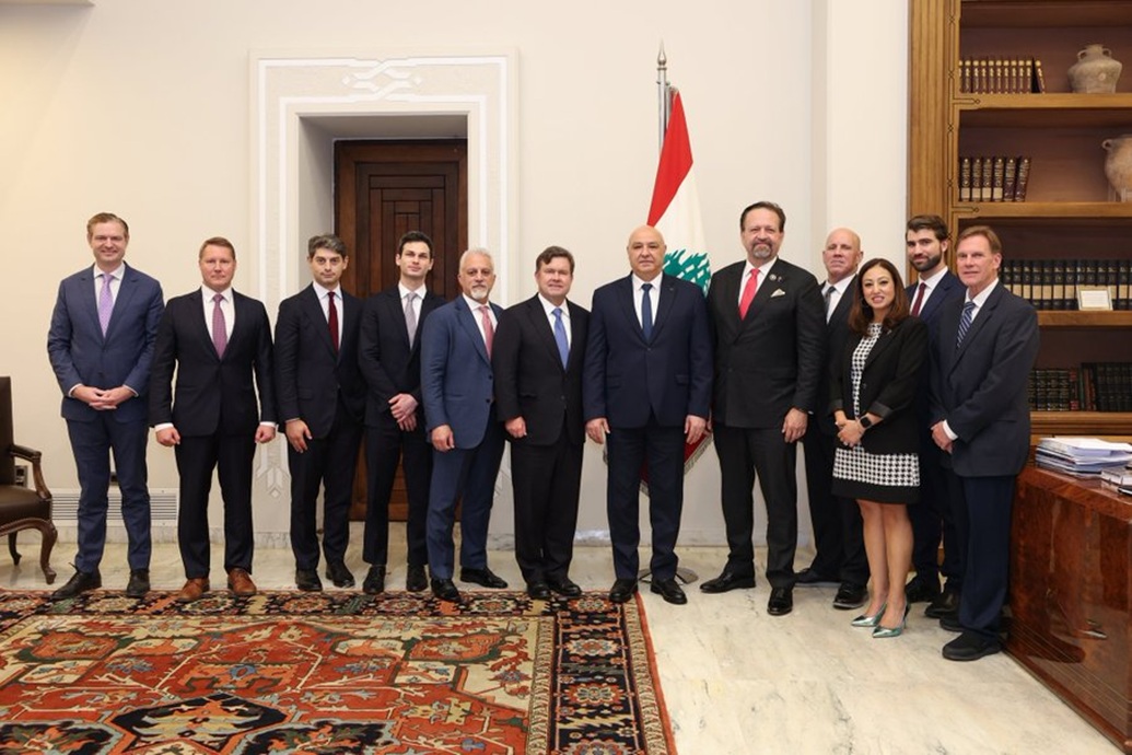 عون والوفد الأميركي (الرئاسة اللبنانية)