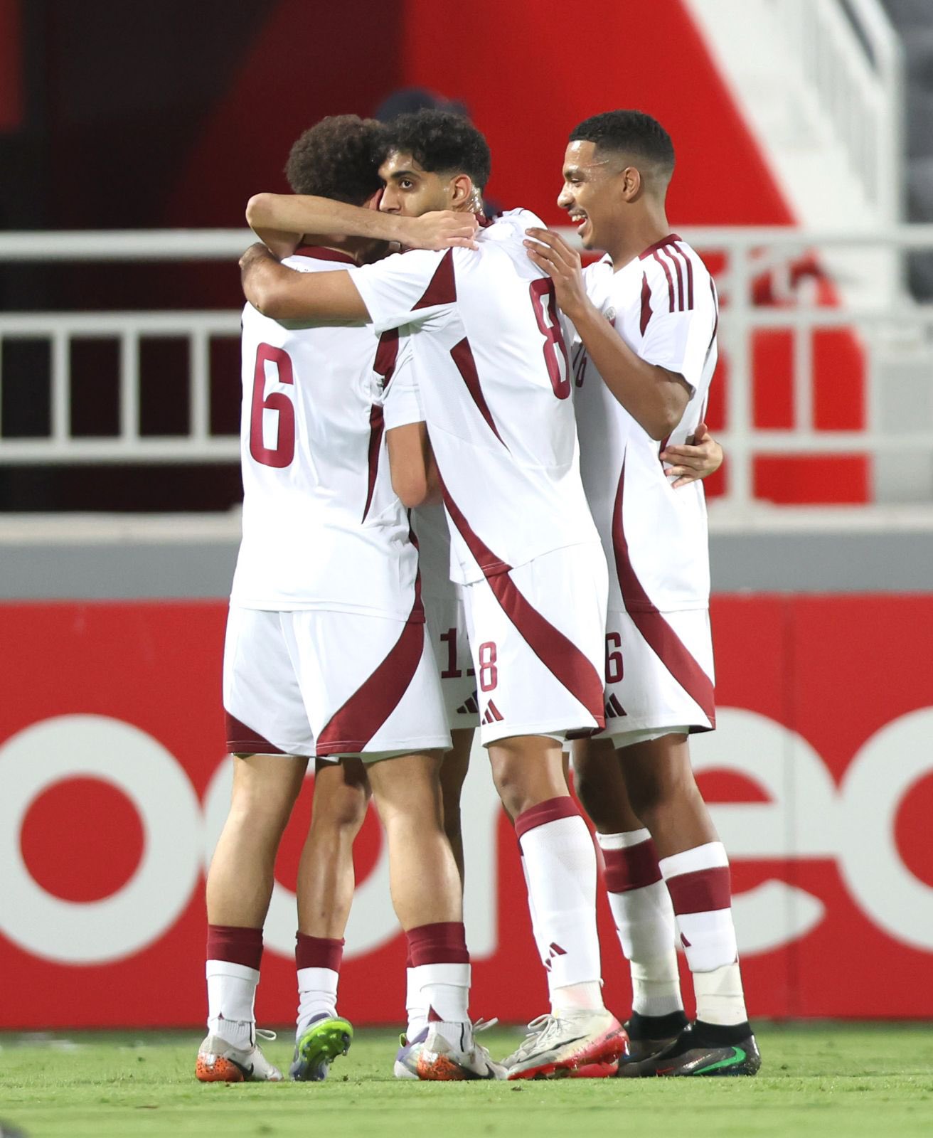 لاعبو قطر. (حساب منتخب قطر على إكس)