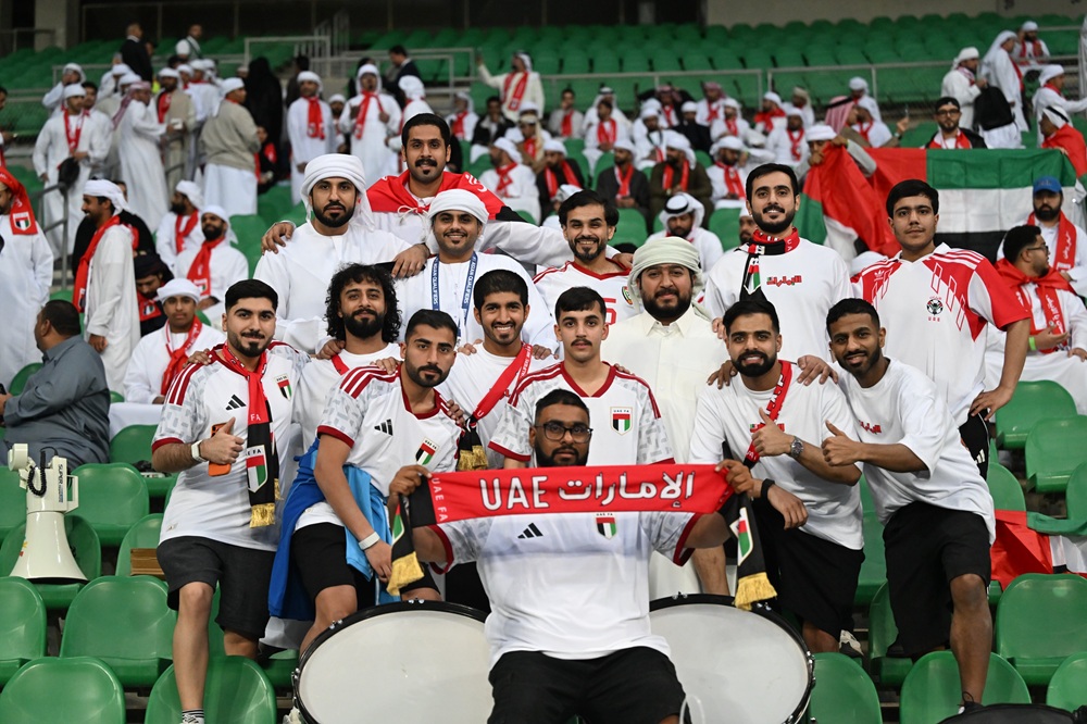 جماهير الإمارات. (حساب منتخب الإمارات على إكس)