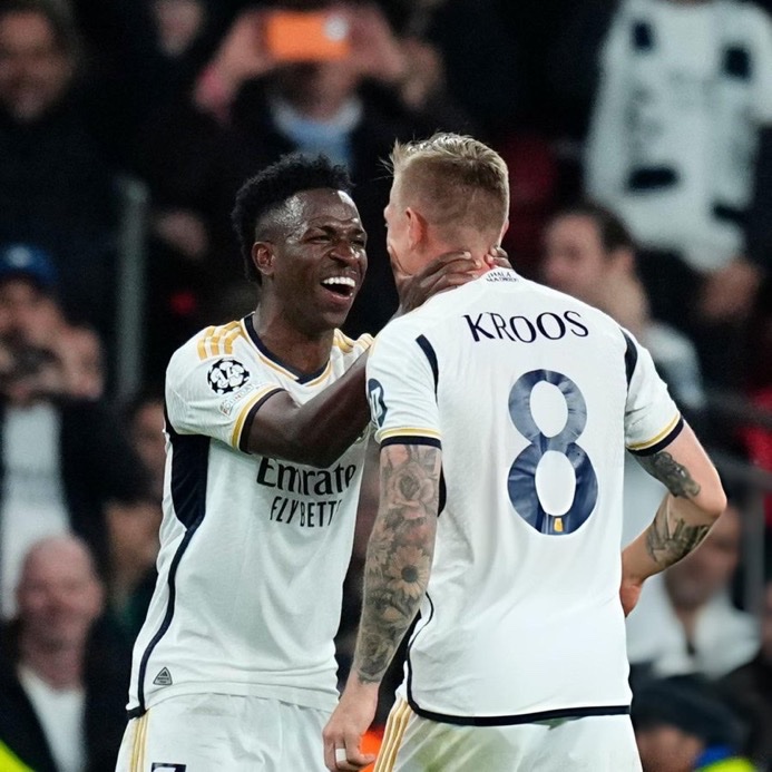 توني كروس وفينيسيوس. (وكالات)