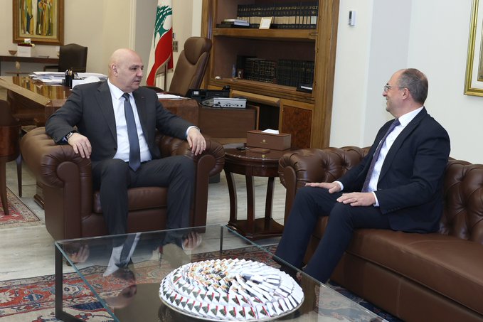 عون وجورج عطية (الرئاسة اللبنانية).