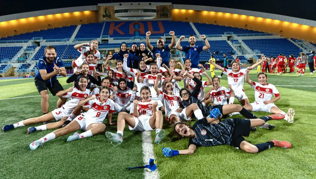 لبنان إلى نهائي غرب آسيا للواعدات بعد الفوز على فلسطين (صور)