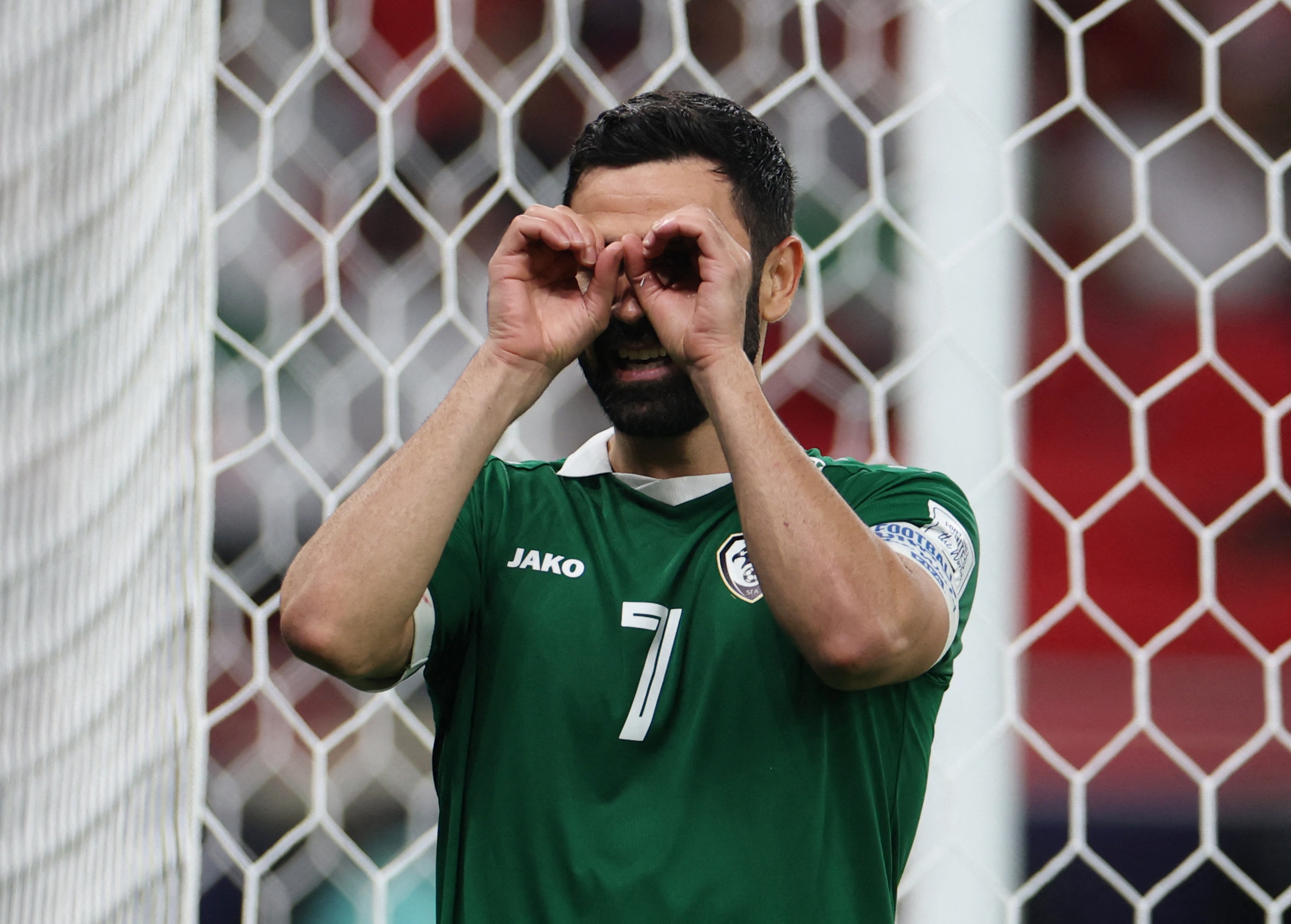 عمر خريبين يتألق مع منتخب سوريا. (وكالات)