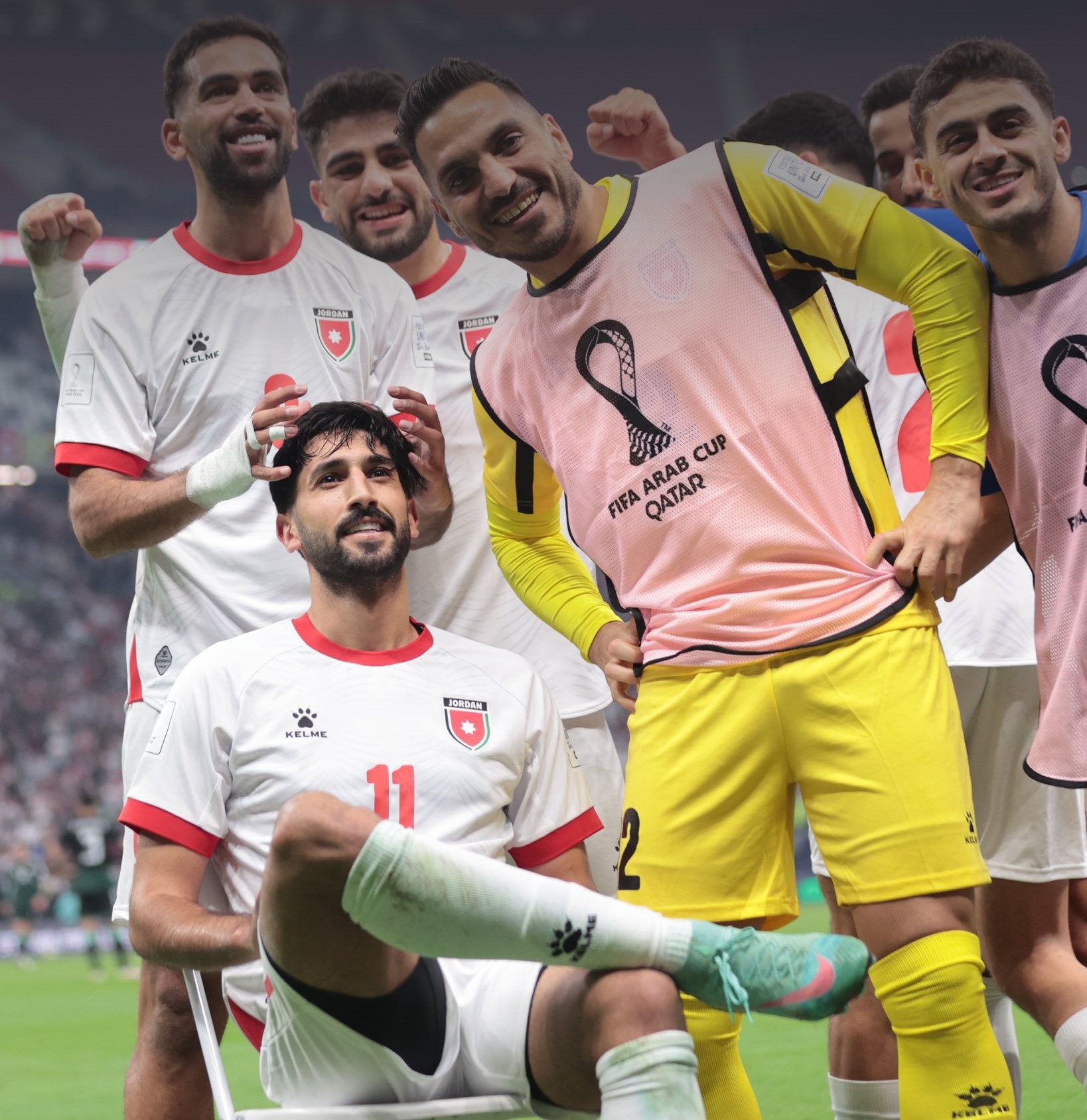 لاعبو الأردن. (إكس)