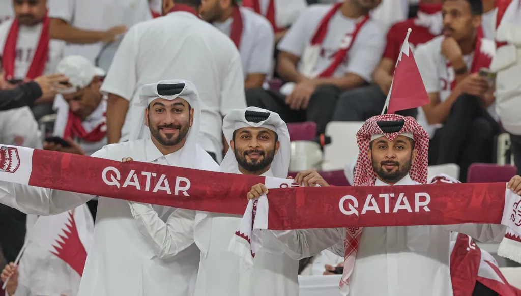 جمهور منتخب قطر. (إكس)