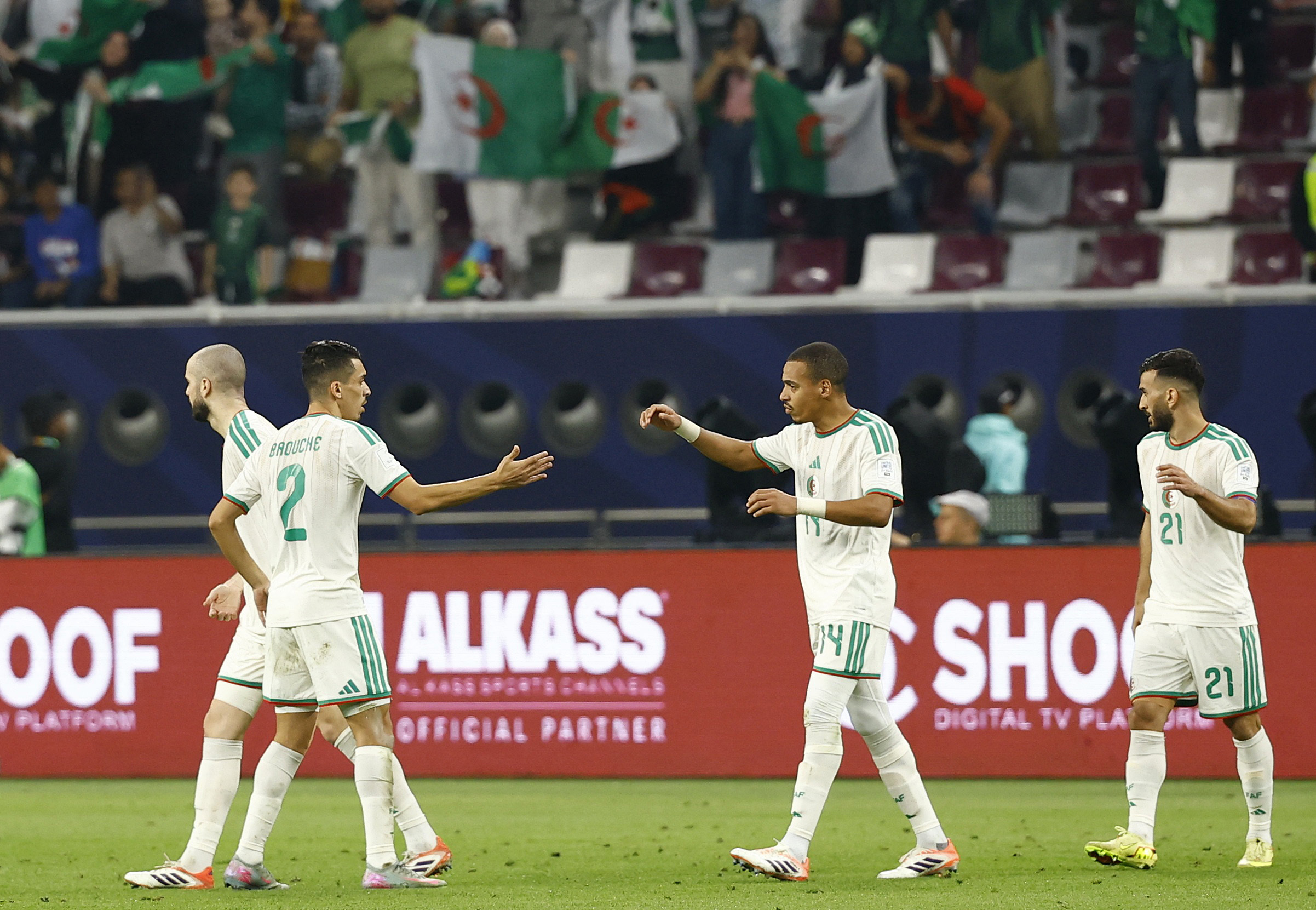 منتخب الجزائر لكرة القدم. (وكالات)