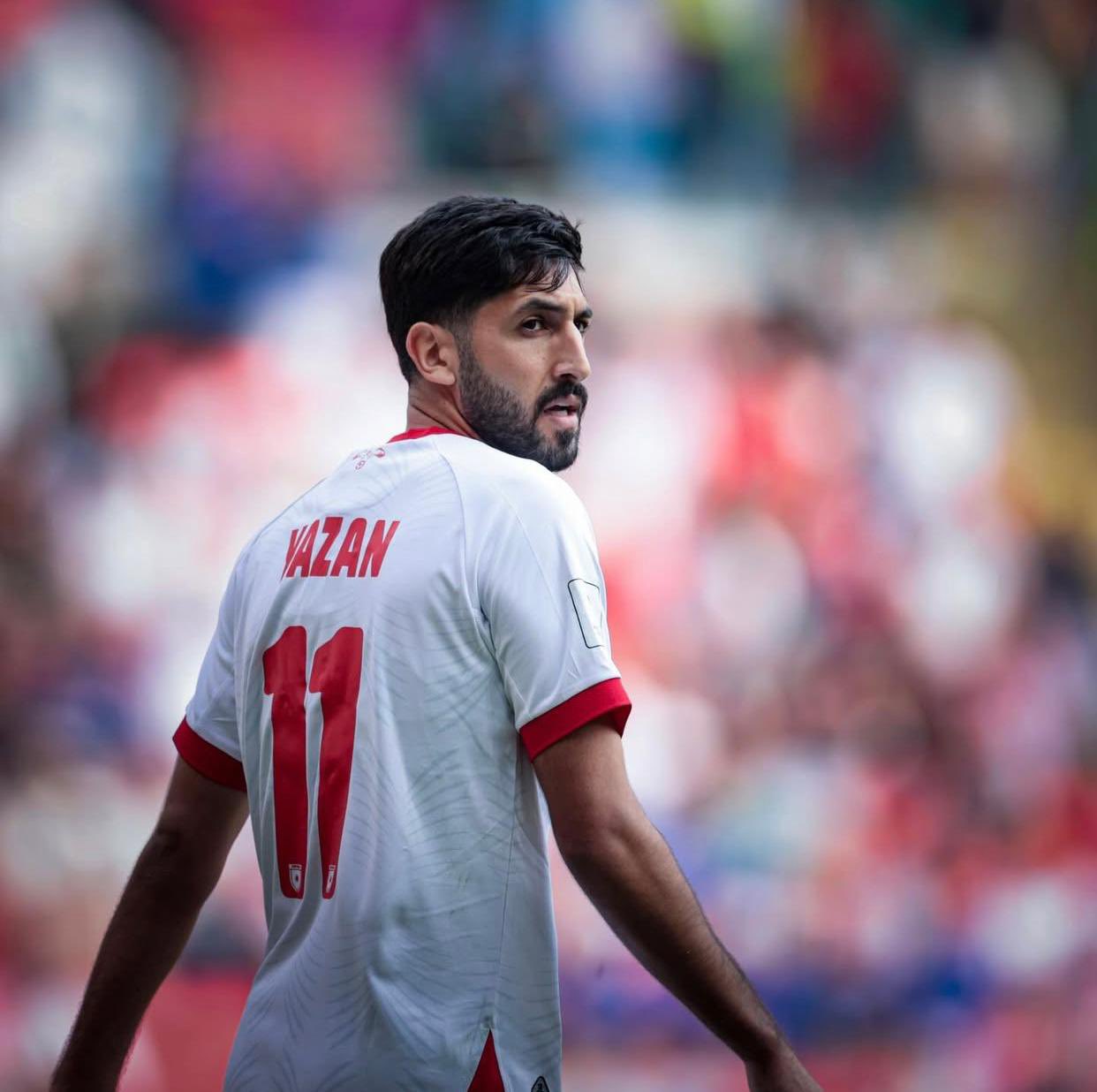 اللاعب الأردني يزن النعيمات. (وكالات)