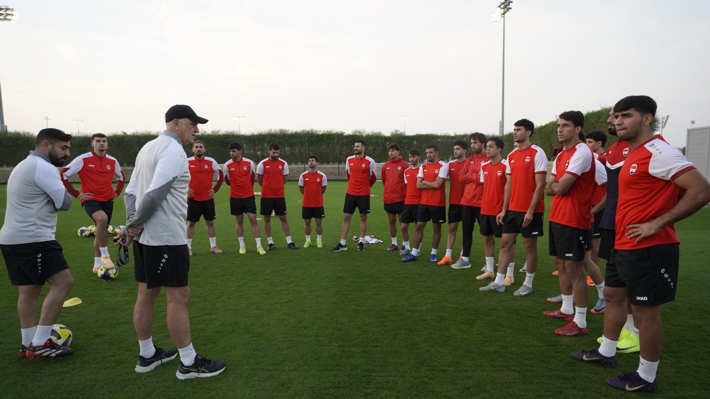 لاعبو العراق. (إكس)