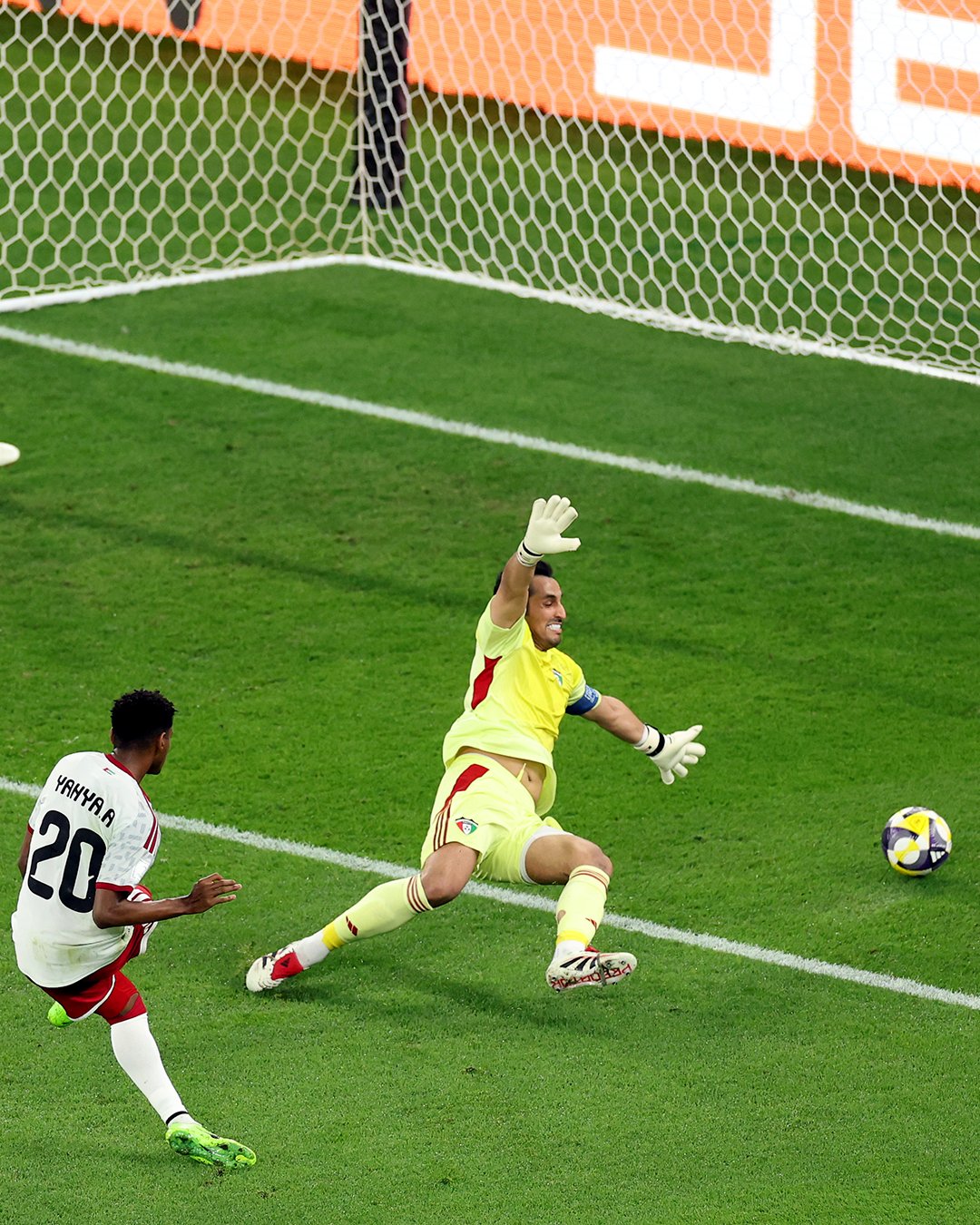 من المباراة الأخيرة لمنتخب الإمارات في كأس العرب. (إكس)