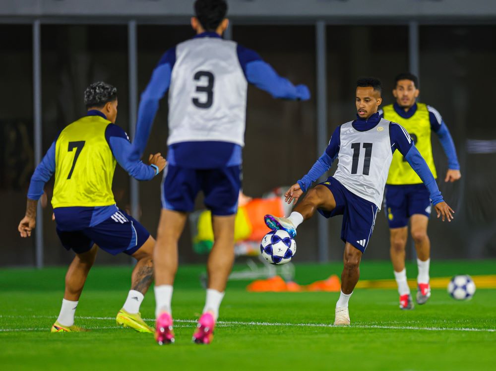 من تدريبات النصر. (حساب النصر على إكس)