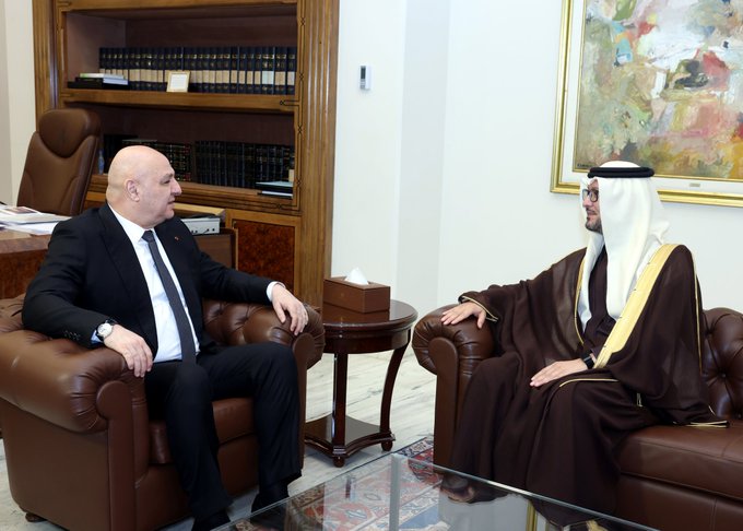 جوزف عون ووليد بخاري (الرئاسة اللبنانية).