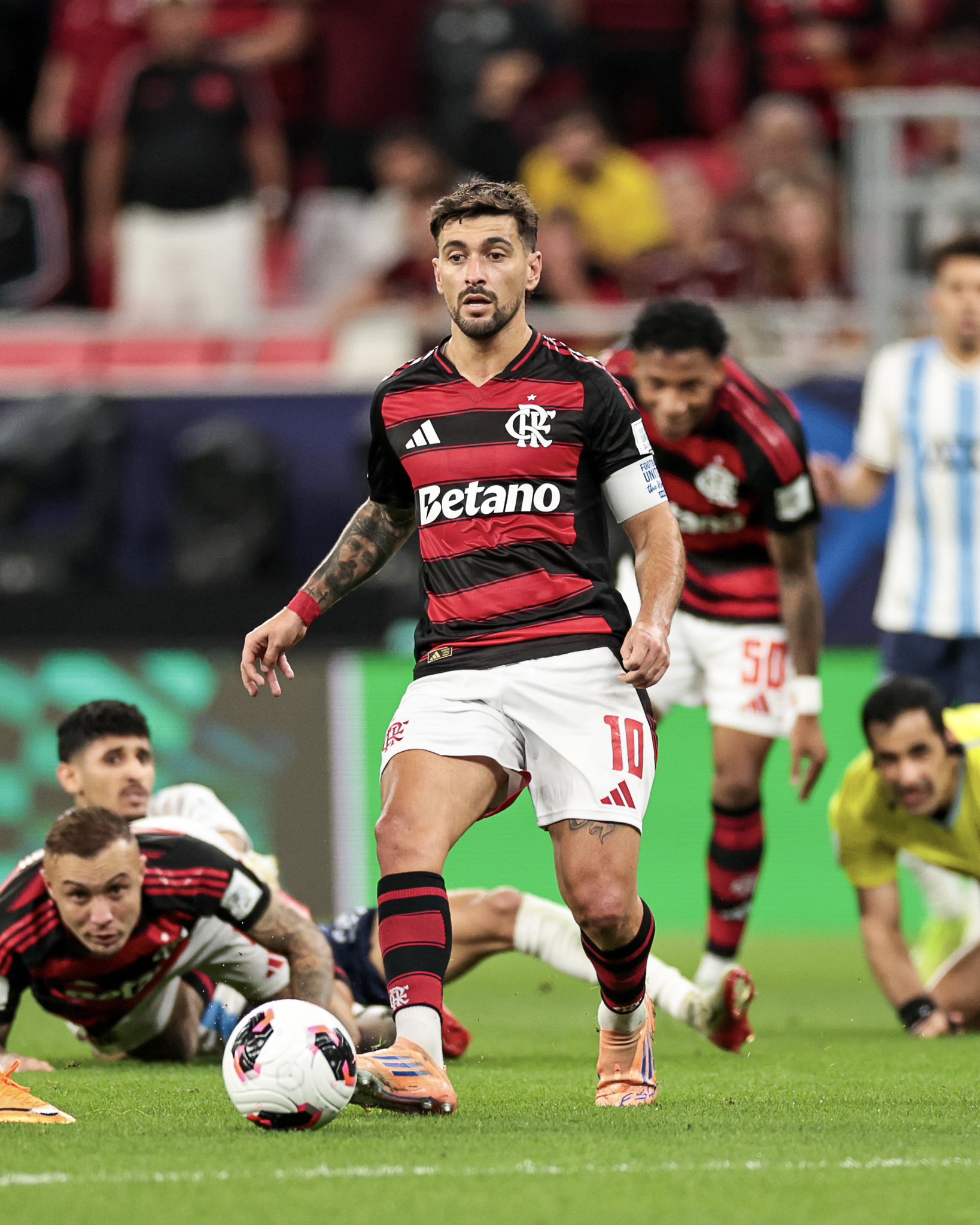 من لقاء بيراميدز وفلامنغو. (حساب فلامنغو على إكس)