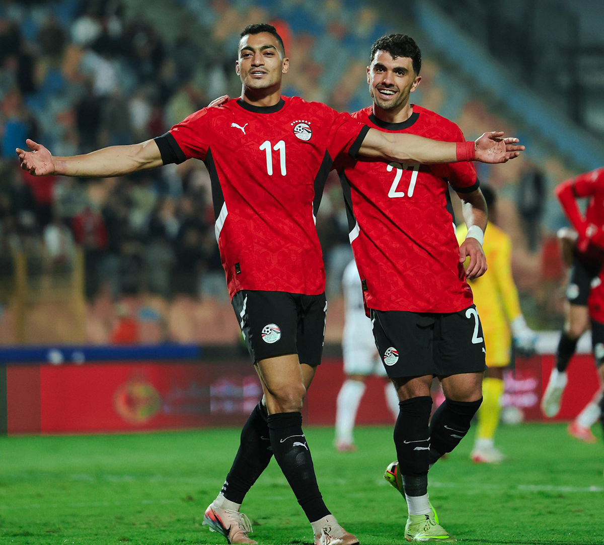 مصر تريد تحقيق نتيجة قوية في مباراتها الأولى في كأس أمم أفريقيا. (وكالات)