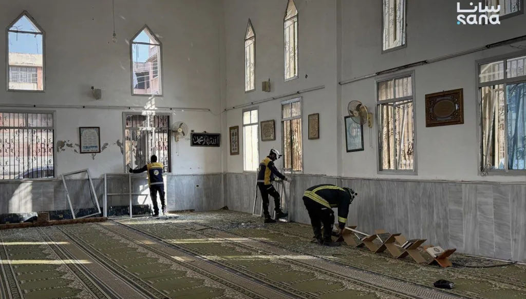 "سانا": القبض على منفذي تفجير مسجد الإمام علي في حمص