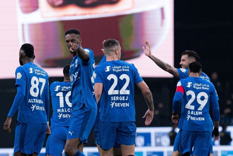 لاعبو الهلال. (حساب الهلال على إكس)