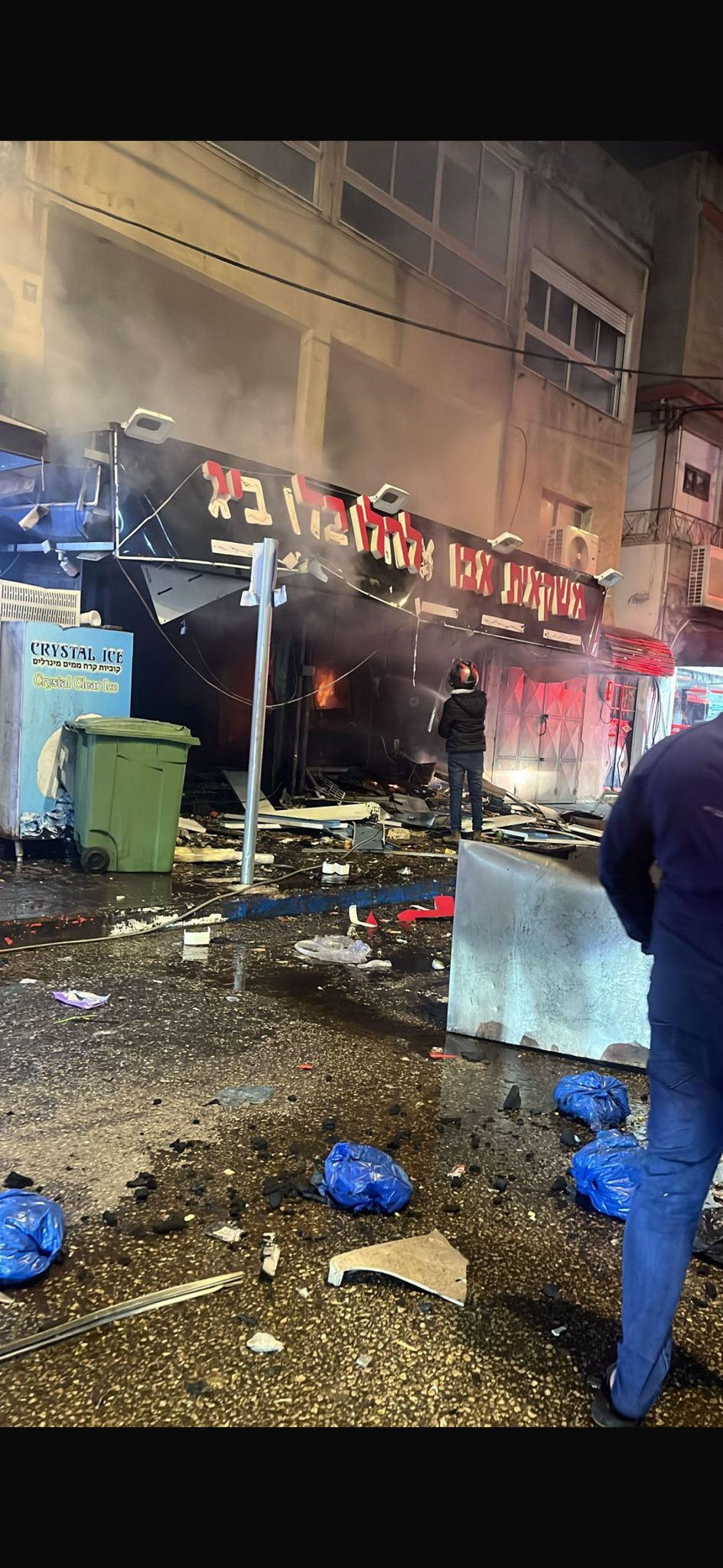 موقع الانفجار (إكس)