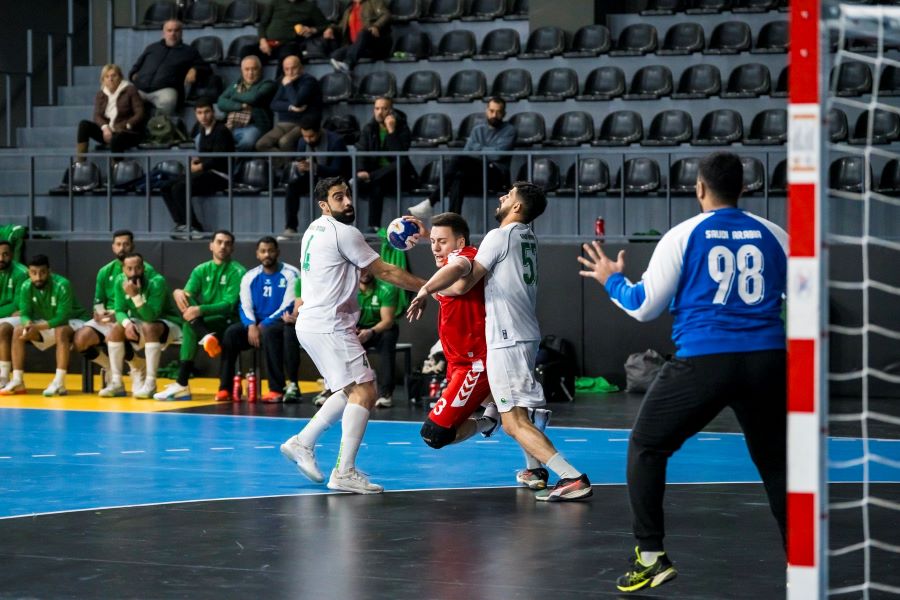 من تحضيرات السعودية للبطولة الآسيوية. (حساب الاتحاد السعودية على إكس)