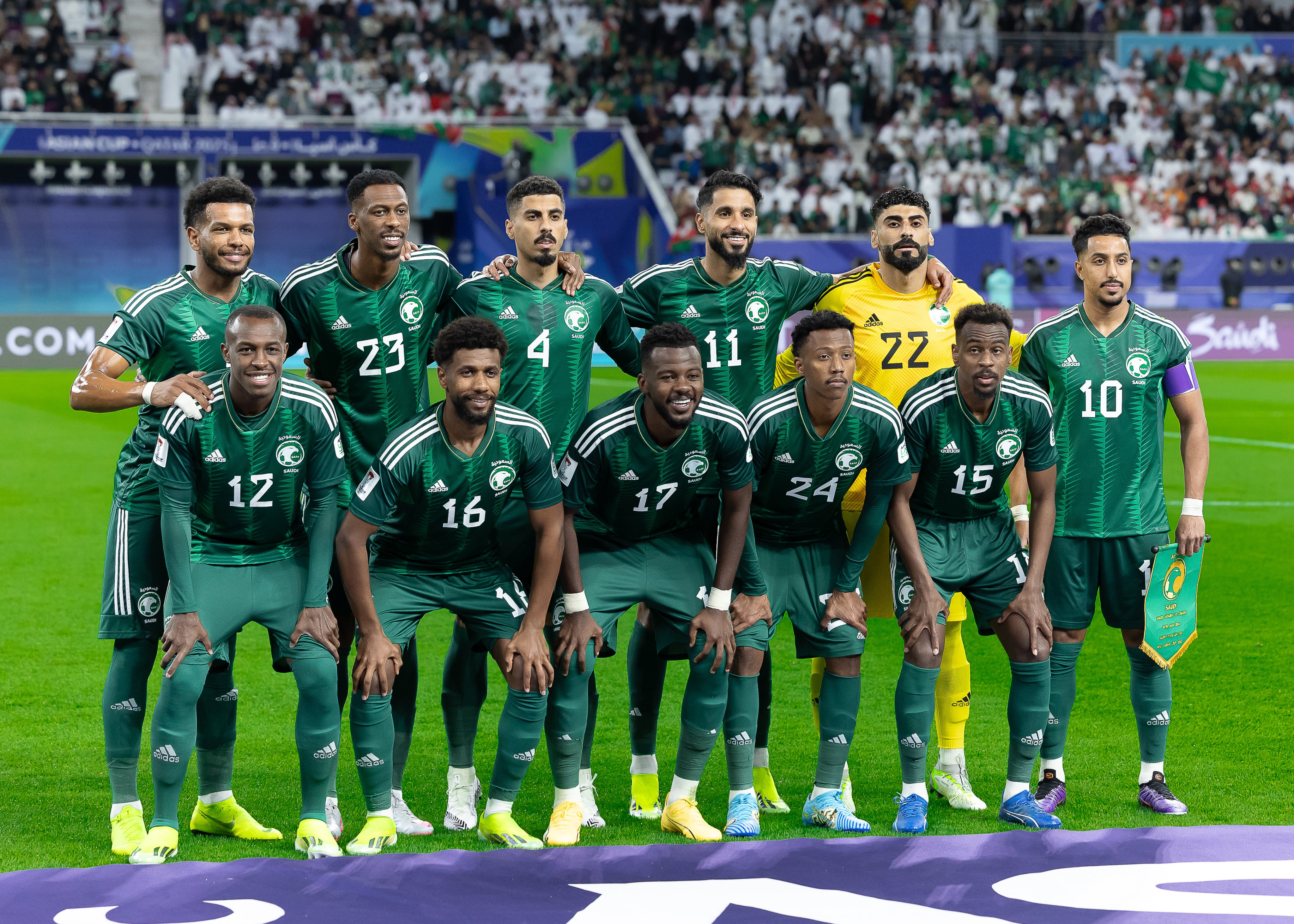 المنتخب السعودي لكرة القدم. (وكالات)