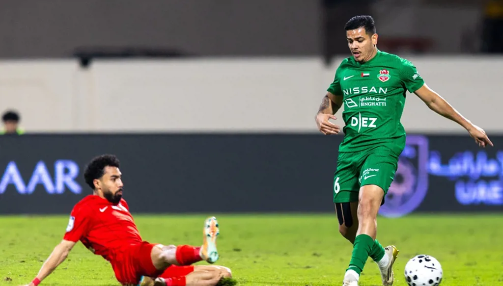 نتائج وترتيب الدوري الإماراتي بعد انتهاء مباريات الأربعاء