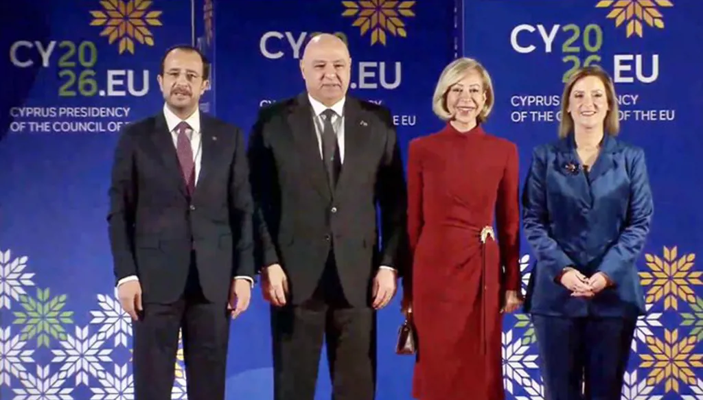 عون واللبنانية الأولى شاركا في احتفال تسلم قبرص رئاسة الاتحاد الأوروبي