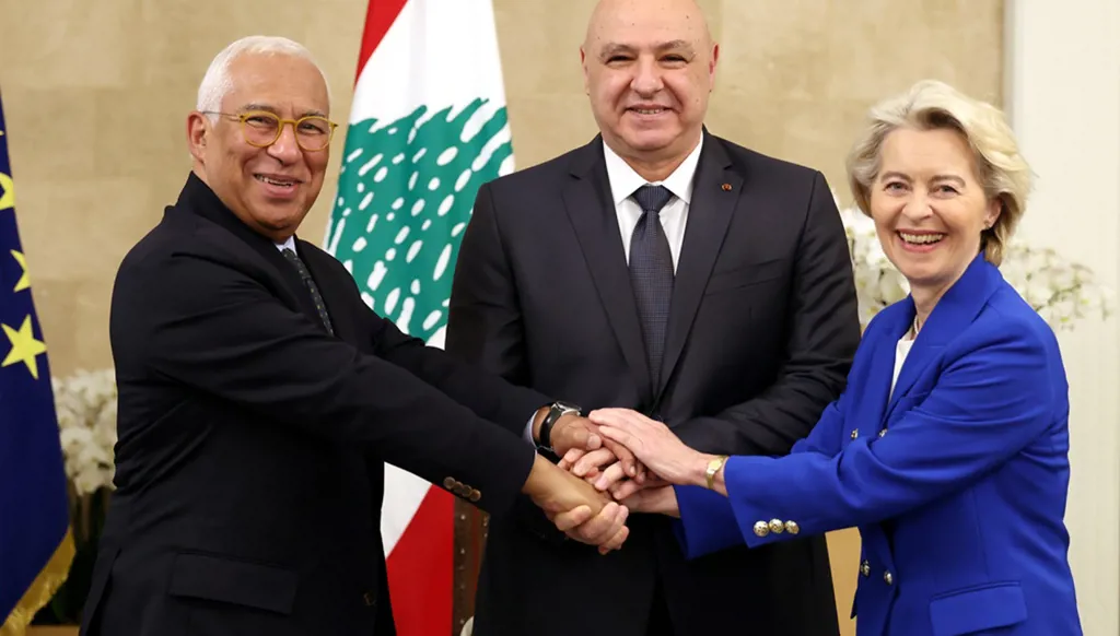 عون التقى كوستا وفون دير لاين: ماضون في حصر السلاح وحان وقت عودة النازحين السوريين