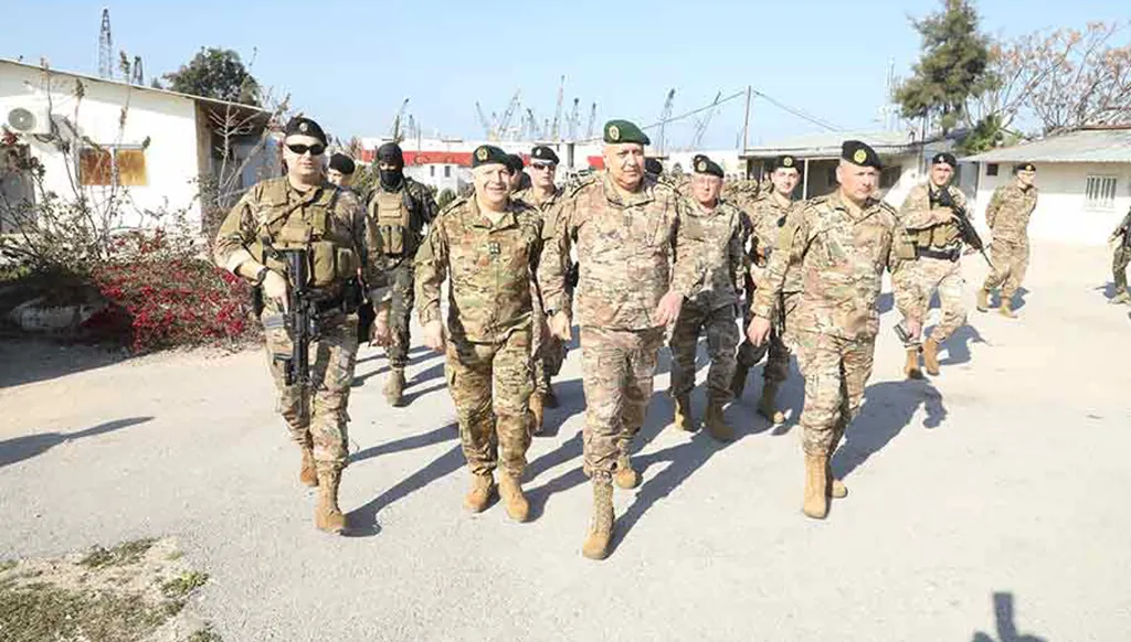 قائد الجيش اللبناني بالإنابة تفقّد فوج التدخل الأول في طرابلس