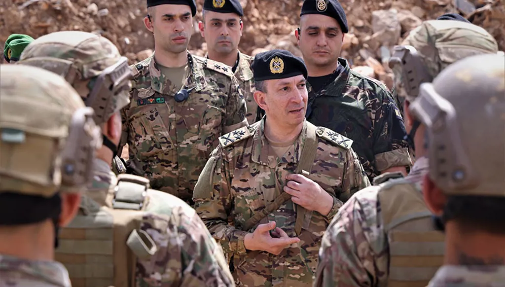 قائد الجيش اللبناني يتفقد عددا من الوحدات المنتشرة في قطاع جنوب الليطاني