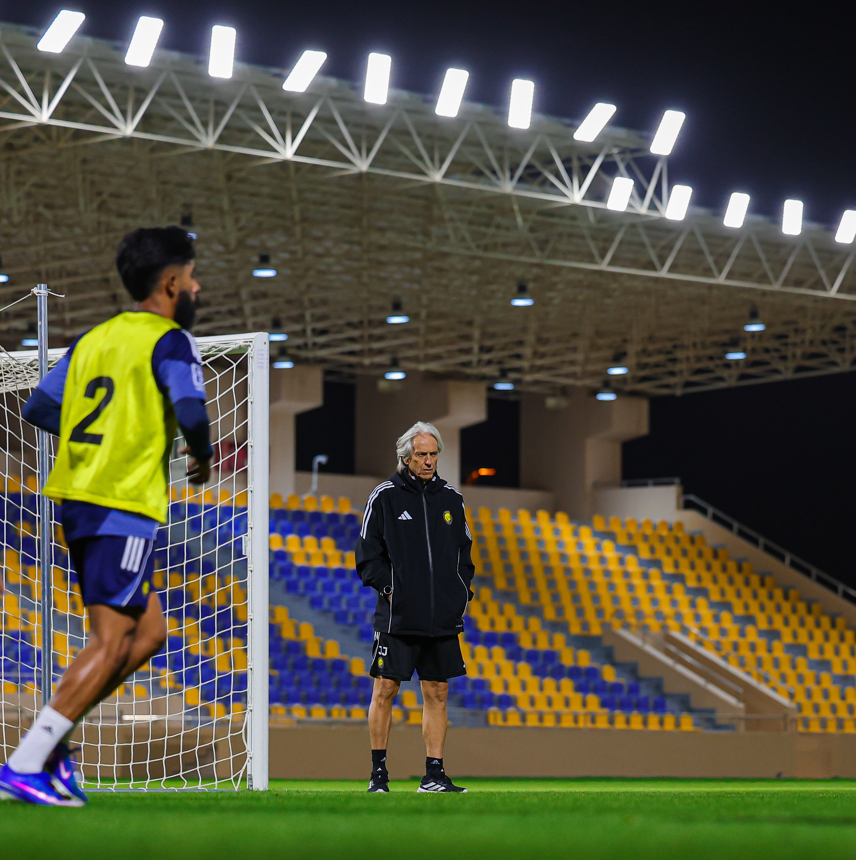 من تدريبات النصر. (إكس)