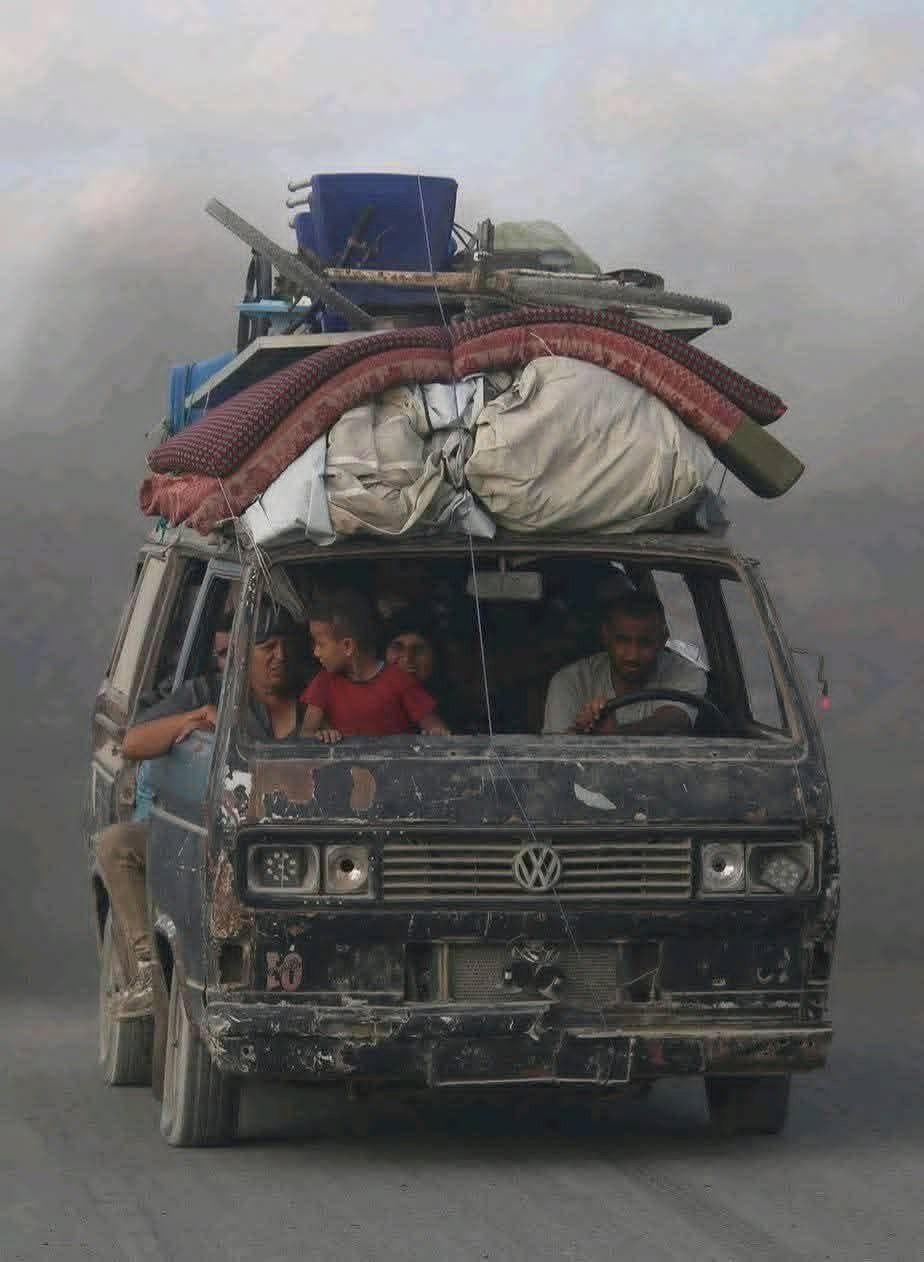 تهدف التكتيكات العسكرية الإسرائيلية إلى دفع المدنيين للنزوح غرباً وجنوباً. (النهار)