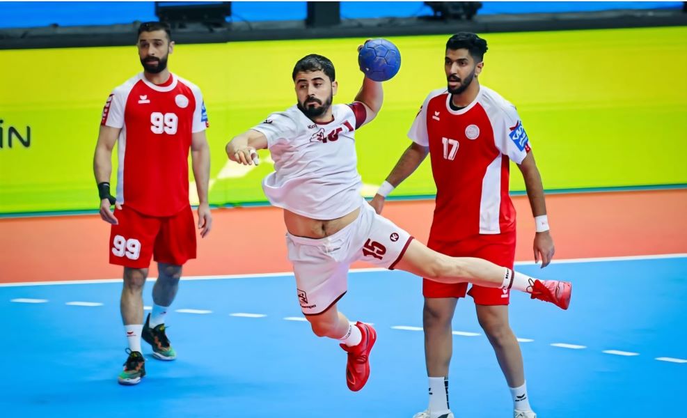 قطر ضد البحرين في نهائي كأس آسيا (حساب الاتحاد القطري لكرة اليد على إكس)