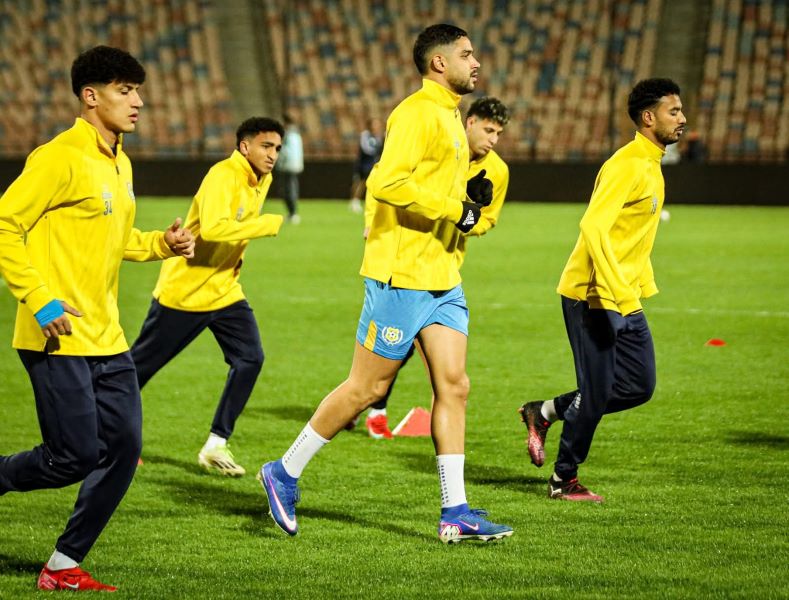 من تدريبات الاسماعيلي. (حساب الاسماعيلي على إكس)