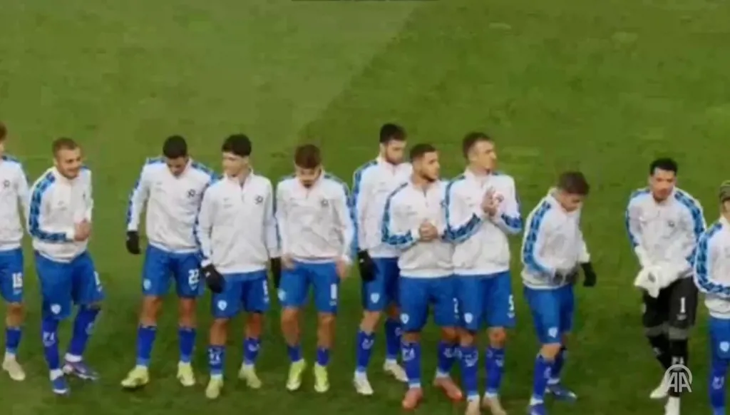 لاعبو البوسنة يتجاهلون مصافحة لاعبي إسرائيل (فيديو)