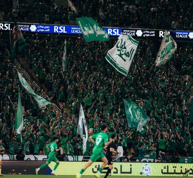 جماهير الأهلي السعودي. (حساب الأهلي على إكس)