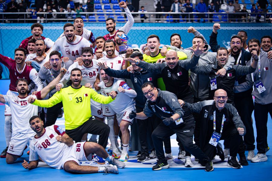 منتخب قطر لكرة اليد. (الاتحاد القطري لكرة اليد)