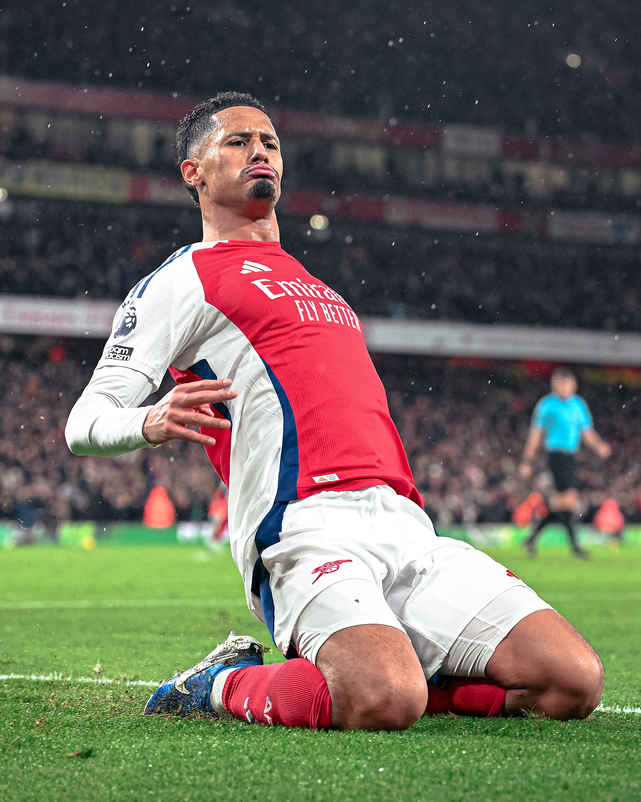 المدافع الفرنسي في نادي أرسنال الإنكليزي ويليام صليبا. (وكالات)