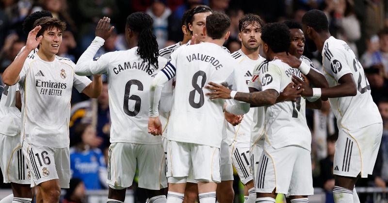 لاعبو ريال مدريد. (حساب ريال مدريد على إكس)