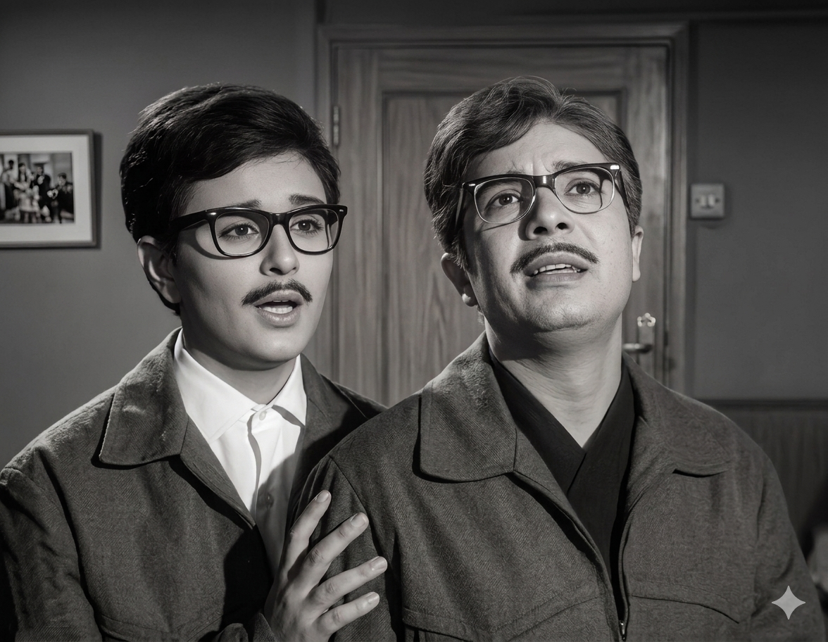 صورة من فيلم للرجال فقط معدلة بالذكاء الاصطناعي