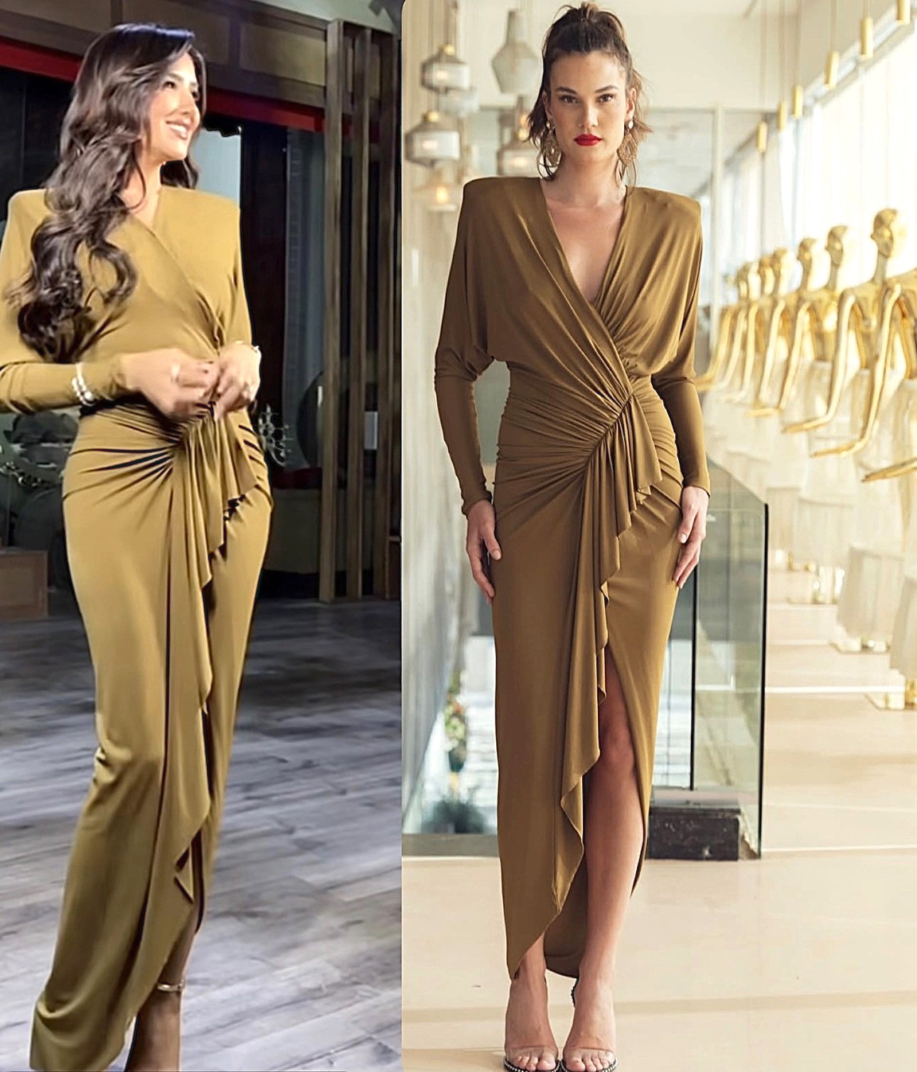 مي عمر بفستان أنيق من ألكسندر فوتييه